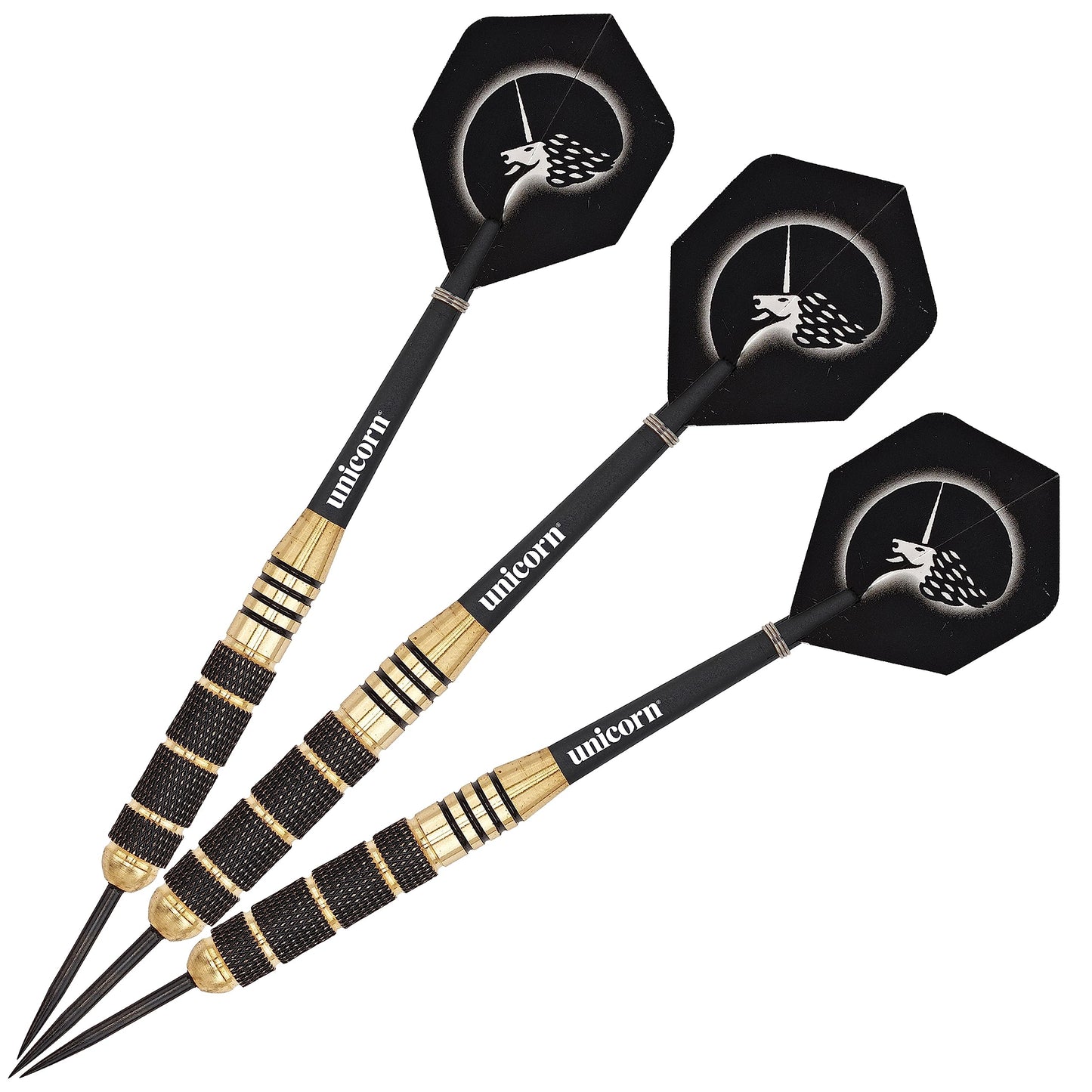 Unicorn Steel Tip Darts Set | Core Plus | Authentic 100% Brass Barrels