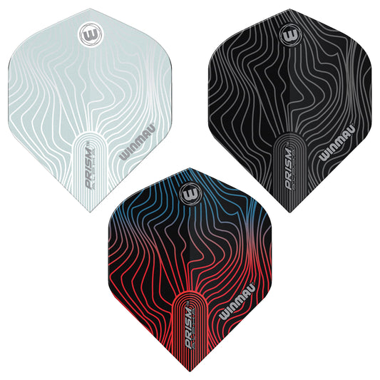 WINMAU Prism Alpha Solar Design Dart Flight Packs - 3 sets per pack (9 flights in total)