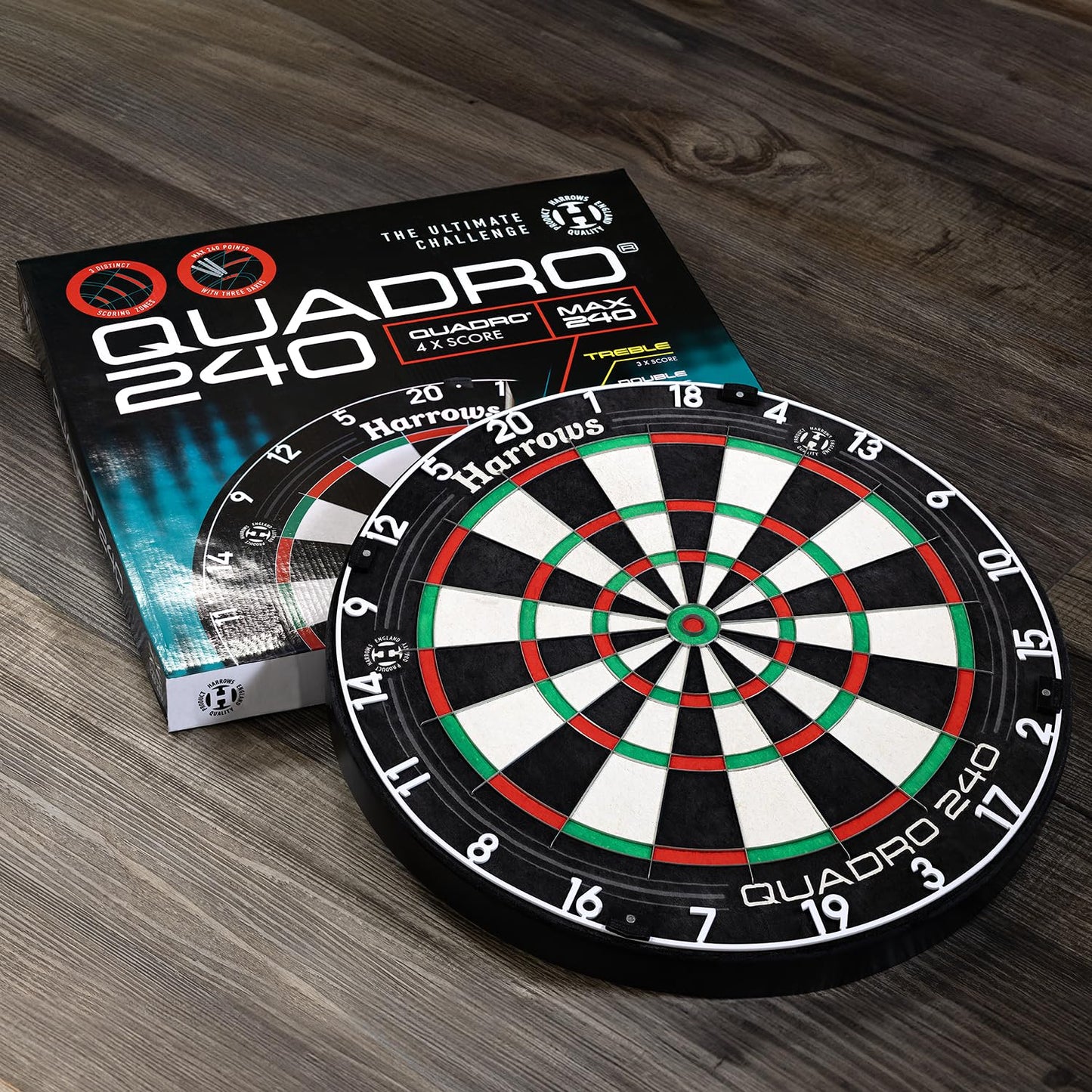 Harrows Dart Boards I Dartboard Official Size I Darts Board with Ultra Thin Knife Wire for Maximum Scoring I Compatible with Dart Board Stand, Dart Board Lighting, Dartboard Cabinet