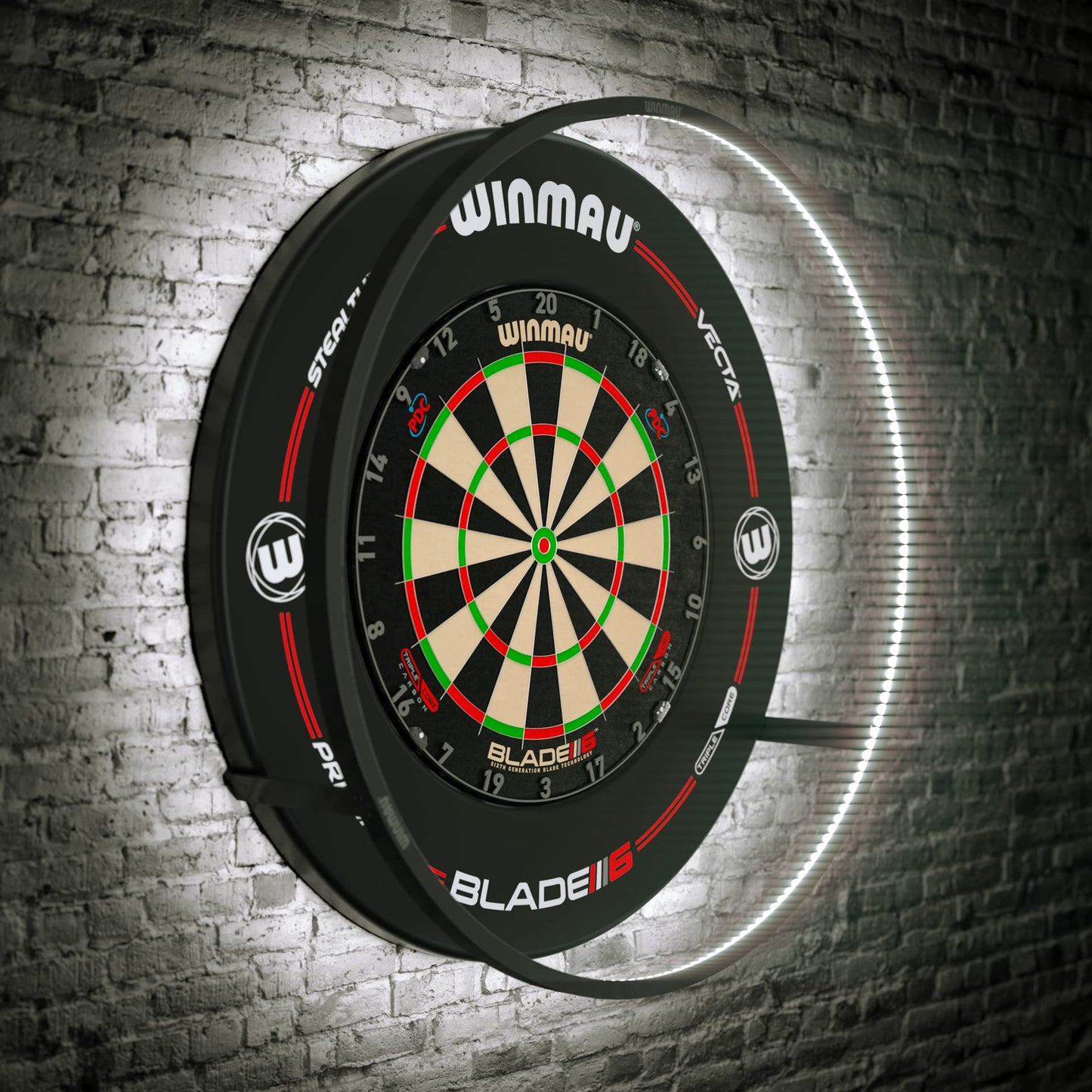 WINMAU Plasma Dartboard Light Range - Original Black Plasma Light | Plasma Ice White Light | Professional Darts Accessories | Available individually or as part of a bundle set