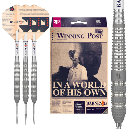 TARGET Darts Raymond van Barneveld RVB 25 Year Edition 95% Tungsten Swiss Point Steel Tip Darts Set