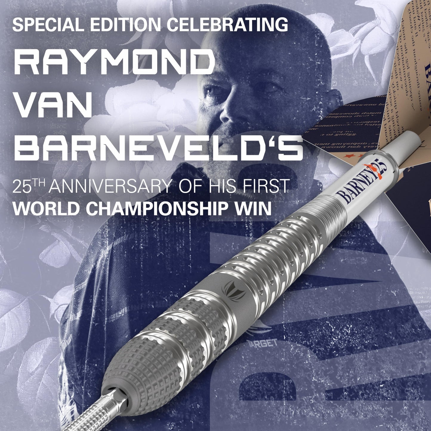 TARGET Darts Raymond van Barneveld RVB 25 Year Edition 95% Tungsten Swiss Point Steel Tip Darts Set