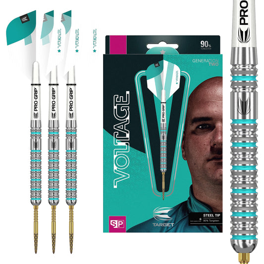 Target Darts Rob Cross Gen 2 90% Tungsten Swiss Point Steel Tip Darts Set