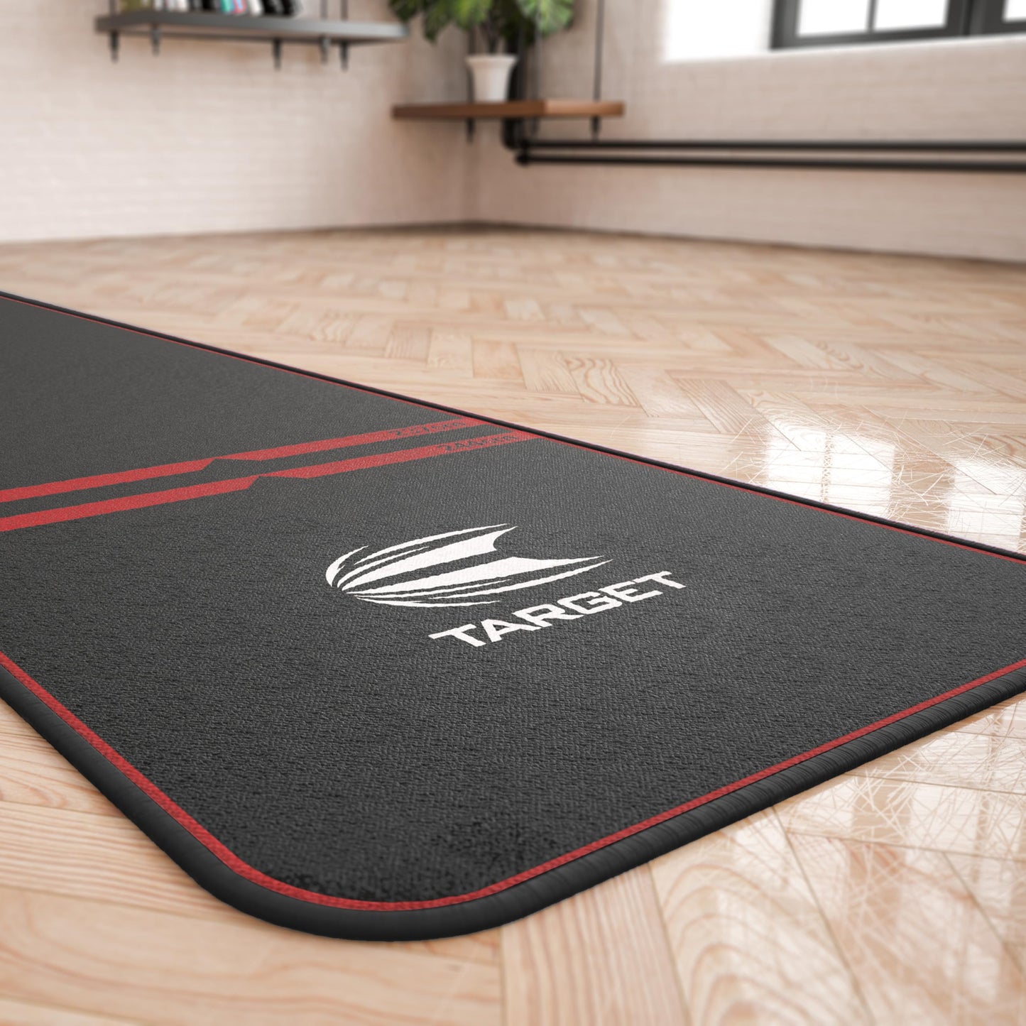 TARGET Darts Dart Mat - World Champions/INK/Mod | Dart Oche Mat with Soft Tip and Steel Tip Throw Line Distances | Non Slip Carpet Mats for Floor and Dart Tips Protection | Darts Accessories UK