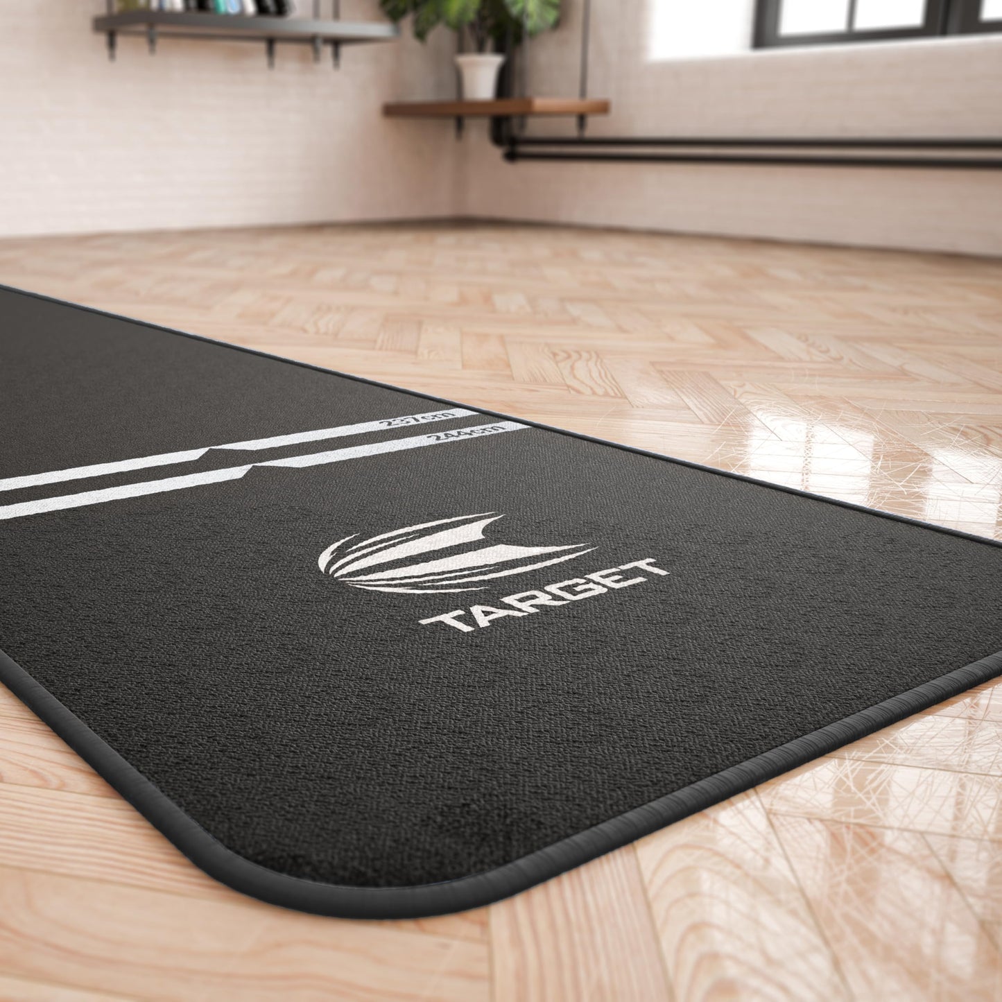 TARGET Darts Dart Mat - World Champions/INK/Mod | Dart Oche Mat with Soft Tip and Steel Tip Throw Line Distances | Non Slip Carpet Mats for Floor and Dart Tips Protection | Darts Accessories UK