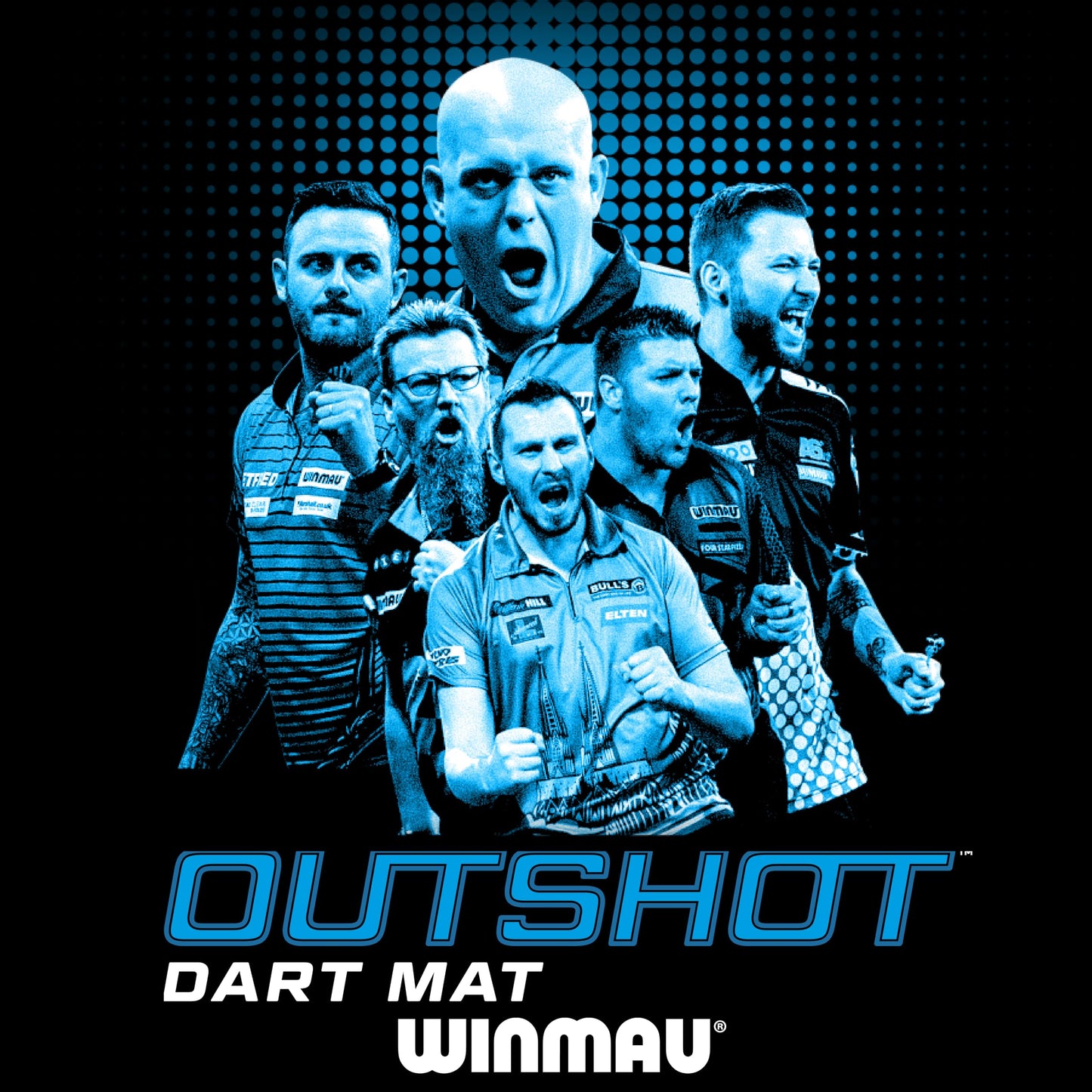 Winmau Darts Mats - with oche lines and protection for your floor